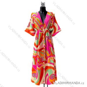 Women's Long Sleeve Summer Dress (S/M ONE SIZE) ITALIAN FASHION IMPES238990