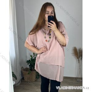 Shirt extended 3/4 long sleeve women's (L/XL/2XL ONE SIZE) ITALIAN FASHION IM423025