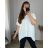 T-shirt tunic short sleeve ladies with pearls (uni sl) ITALIAN Fashion IM418240