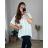 T-shirt tunic short sleeve ladies with pearls (uni sl) ITALIAN Fashion IM418240