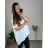 T-shirt tunic short sleeve ladies with pearls (uni sl) ITALIAN Fashion IM418240