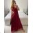 Women's Long Casual Elegant Summer Sleeveless Dress (S/M ONE SIZE) ITALIAN FASHION IMPSH233584 Turquoise S/M