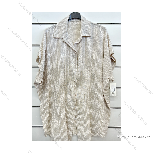 Women's Oversize Short Sleeve Tunic (S/M ONE SIZE) ITALIAN FASHION IMPSH2322161