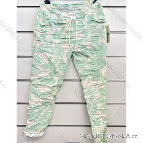 Kalhoty dlouhé dámské (S/M ONE SIZE) ITALSKÁ MÓDA IMPSH24b0009