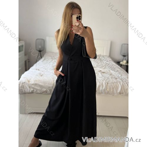 Šaty košilové krátký rukáv dámské (S/M/L ONE SIZE) ITALSKÁ MÓDA IMWCA24345