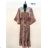 Women's Long Sleeve Summer Shirt Dress (S/M/L ONE SIZE) INDIAN FASHION IMWY23123