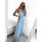 Women's Sleeveless Long Party Dress (S/M ONE SIZE) ITALIAN FASHION IMM24M156