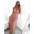 Women's Sleeveless Long Party Dress (S/M ONE SIZE) ITALIAN FASHION IMM24M156