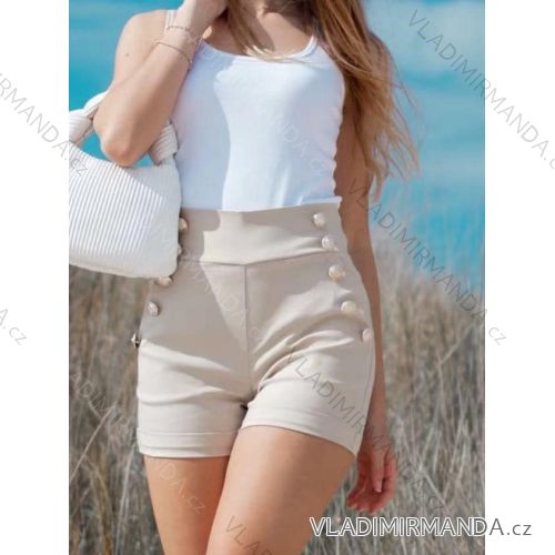 Kraťasy šortky letní elegantní dámské (S-XL) ITALSKÁ MÓDA IMM23M12067