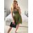 Elegant formal dress with straps for women (S / M ONE SIZE) ITALIAN FASHION IMHMS23139/DU