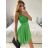 Elegant formal dress with straps for women (S / M ONE SIZE) ITALIAN FASHION IMHMS23139/DU
