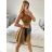 Elegant formal dress with straps for women (S / M ONE SIZE) ITALIAN FASHION IMHMS23139/DU