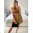 Elegant formal dress with straps for women (S / M ONE SIZE) ITALIAN FASHION IMHMS23139/DU