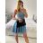 Elegant formal dress with straps for women (S / M ONE SIZE) ITALIAN FASHION IMHMS23139/DU