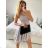 Elegant formal dress with straps for women (S / M ONE SIZE) ITALIAN FASHION IMHMS23139/DU