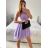 Elegant formal dress with straps for women (S / M ONE SIZE) ITALIAN FASHION IMHMS23139/DU
