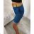 Kraťasy šortky s páskem dámské (S/M/L ONE SIZE) ITALSKÁ MÓDA IMC24157 -   tmavě modrá -   S/M