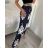 Women's Elegant Belt Long Sleeve Dress (S/M ONE SIZE) ITALIAN FASHION IMM23UN6139 S / M black