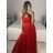 Women's Strapless Long Party Dress (S/M ONE SIZE) ITALIAN FASHION IMPSH2360055 purple S / M