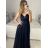 Women's Strapless Long Party Dress (S/M ONE SIZE) ITALIAN FASHION IMPSH2360055 purple S / M