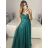 Women's Strapless Long Party Dress (S/M ONE SIZE) ITALIAN FASHION IMPSH2360055 purple S / M