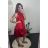 Women's Sleeveless Summer Satin Dress (S/M/L ONE SIZE) ITALIAN FASHION IMD23436
