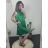 Women's Sleeveless Summer Satin Dress (S/M/L ONE SIZE) ITALIAN FASHION IMD23436/DU