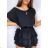 Šaty letní krátký rukáv dámské (S/M/L ONE SIZE) ITALSKÁ MÓDA IMWCN24050