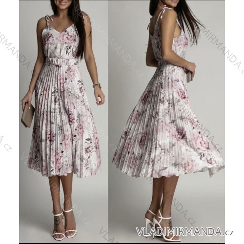 Women's Long Sleeve Hoodie Dress (S / M ONE SIZE) ITALIAN FASHION IMWA216095