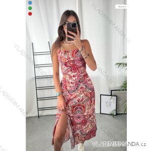 Sommerkleid Carmen aus Musselin für Damen (Einheitsgröße S/M) ITALIAN FASHION IMWE231506