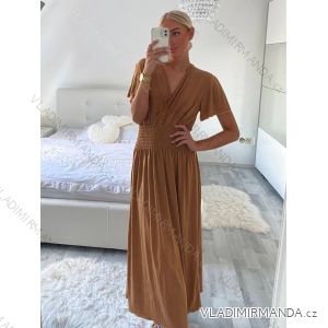 Women's summer icecool dress with sleeve (M/L, XL/2XL) AINUOSI ITALIAN FASHION IMB232103