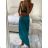 Women's long summer pants (S/M/L/XL ONE SIZE) ITALIAN FASHION IM424182 L/XL black