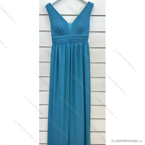 Šaty letné dlhé elegantné bez rukávov dámske (42/44/46 ONE SIZE) TALIANSKA MÓDA IMPSH2480566A