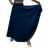 Langer Jeansrock für Damen (Einheitsgröße S/M/L) ITALIAN FASHION IMD24020