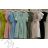 Women's Long Summer Short Sleeve Dress (S/M ONE SIZE) ITALIAN FASHION IMC23300 -   light mint -   M / L