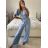 Souprava letní top a kalhoty dámské (S/M ONE SIZE) ITALSKá MóDA IM324150