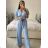 Souprava letní top a kalhoty dámské (S/M ONE SIZE) ITALSKá MóDA IM324150