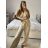 Souprava letní top a kalhoty dámské (S/M ONE SIZE) ITALSKá MóDA IM324150