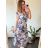 Women's Summer Sleeveless Long Dress (S/M ONE SIZE) ICECOOL AINUOSI FRENCH FASHION FMPZM23024-6