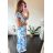Women's Summer Sleeveless Long Dress (S/M ONE SIZE) ICECOOL AINUOSI FRENCH FASHION FMPZM23024-6