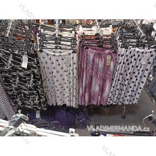 Sukně dlouhá dámská nadrozměr (M-3XL) ČESKÁ MÓDA CRM24012