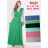 Šaty dlouhé elegantní icecool krátký rukáv dámské (M/L, XL/XXL) AINUOSI  ITALSKÁ MODA IMB249025