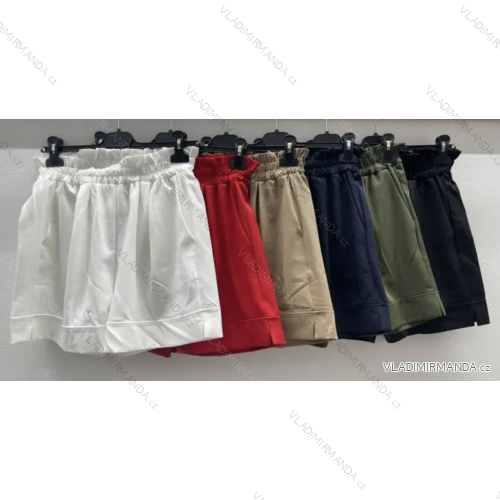 Kraťasy šortky elegantné dámske (S/M ONE SIZE) TALIANSKA MÓDA IMPDY2424501