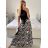 Women's Long Summer Sleeveless Dress (S/M ONE SIZE) ITALIAN FASHION IMM23M3667
