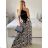 Women's Long Summer Sleeveless Dress (S/M ONE SIZE) ITALIAN FASHION IMM23M3667