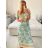 Damen-Sommerkleid mit kurzen Ärmeln und Fransen im Carmen-Stil (M/L, XL/2XL, Einheitsgröße) ITALIAN FASHION IMB23B231