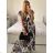 Women's summer short sleeve dress (44/46/48 ONE SIZE) ITALIAN FASHION IM424287