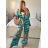 Women's Long Sleeve Tunic Pants Set (S/M/L ONE SIZE) ITALIAN FASHION IMWBS24271