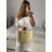 Women's Summer Cotton Short Sleeve Dress (S/M ONE SIZE) ITALIAN FASHION IM722253 S/M white