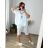 Tunika s príveskom krátky rukáv dámska nadrozmer (54/56 ONE SIZE) TALIANSKA MODA IM324STELA
